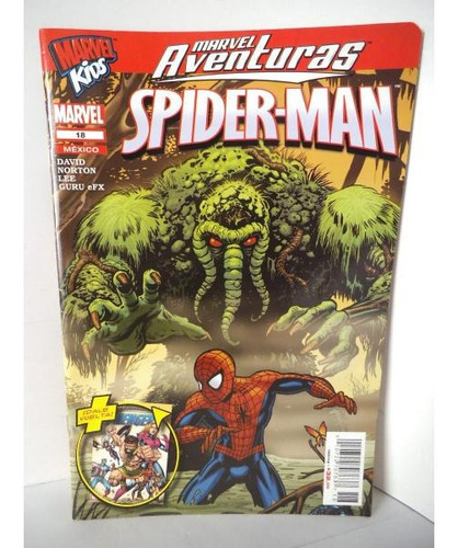 Marvel Aventuras 18 Spiderman Flip Book Avengers Televisa