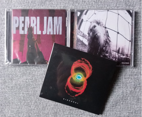 Lote 3 Cd Pearl Jam Ten Vs Binaural (nuevos Sellados)