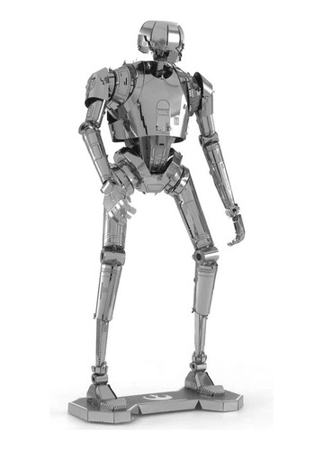 Rompecabezas Metálico Metal Puzzle 3d Robot Star Wars K2so