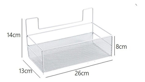 Soporte Hierro Adhesivo 26cm Multiuso Organiza Decora Hogar