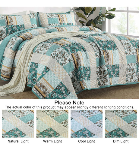 Bedding Wongs 3 Piezas Juego De Colchas De Colcha Que Queen,