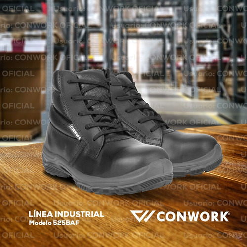 Imagen 9 de 10 de Botin De Seguridad Conwork Línea Industrial 525baf