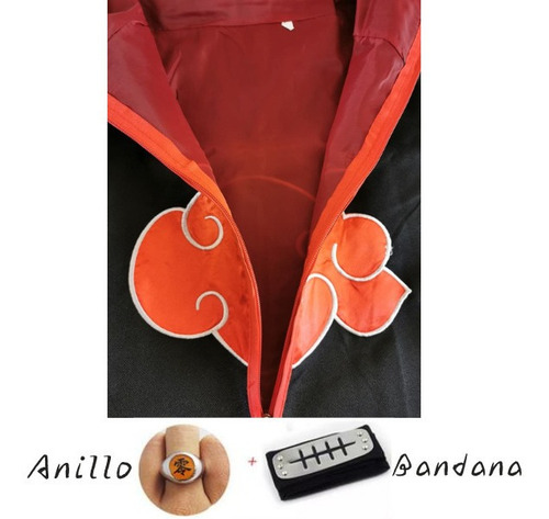 Imagen 4 de 5 de Capa Akatsuki Cosplay Naruto Shippuden