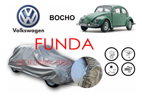 Cover Afelpada Broche Eua Vw Bocho Vocho 1959 Al 1961