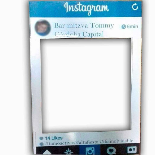 Instagram Gigante 1 Metro X 0.70 Cuadro Selfies