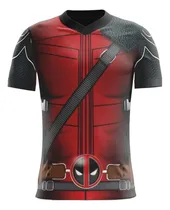 Comprar Camiseta Camisa Cosplay Uniforme Traje Deadpool 3d Envio Hoj