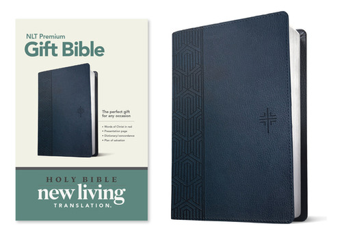 Premium Gift Bible Nlt (red Letter, Leatherlike, Blue), De Tyndale. Editorial Tyndale House Publ, Tapa Dura En Inglés
