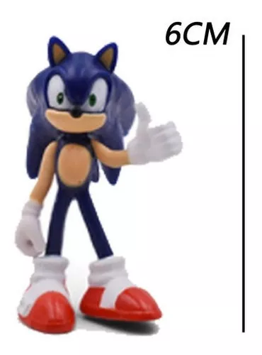 Boneco Colecionável 6cm Sonic The Hedgehog - Sonic