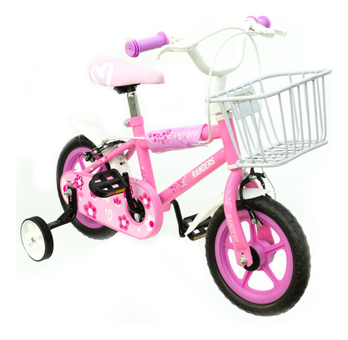 Bicicleta Randers Niña Rodado 12 Rosa