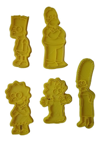 Cortantes Los Simpson Bart Homero Lisa Marge Impresion 3d