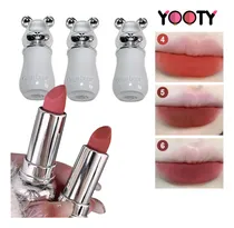 Comprar 3 Piezas Yooty Labial Tornasol Labial En Barra De Alta Duración 24hs Labial Indeleble Vistoso Labial Gloss Brillo Labial Labiales Mate Sorprendente Gloses Labiales Color Rojo