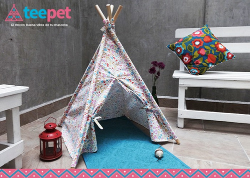 Casita Para Mascotas Tipo Tipi Modelo Siksika