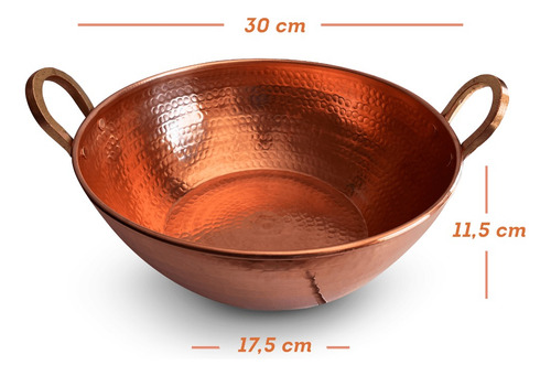 Tacho De Cobre Artesanal 5 Litros / !