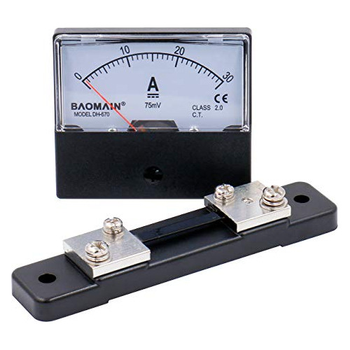 Dh-670 30a Amperímetro Analógico Medidor De Panel Amp...