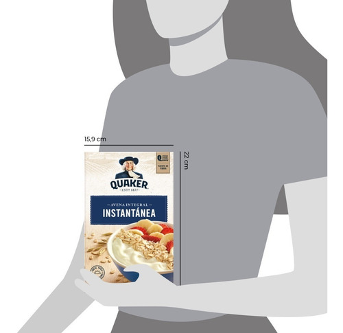 Imagen 3 de 3 de Quaker Avena Instantanea Fortificada X660gr | Comida Pepsico