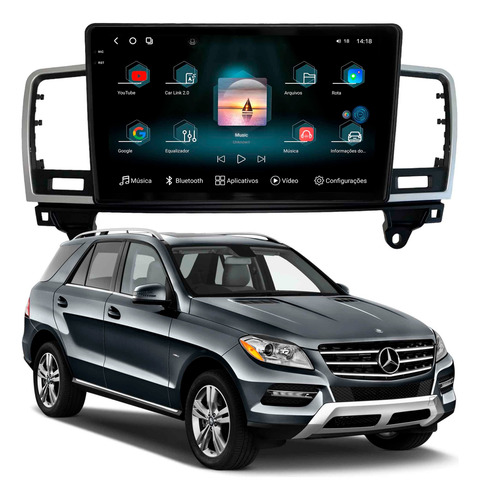 Multimidia Aikon Fóton G3 Gl63 Amg 2012 A 2016 12+256gb 9p