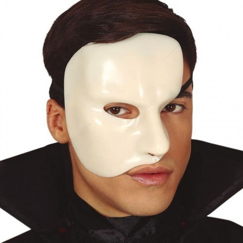 Mascara Fantasma Da Opera Musical Phantom Of The Opera Mpfes Cor Branco