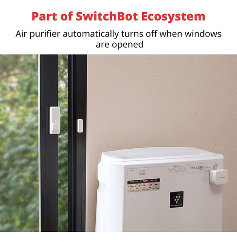 Switchbot Contact Sensor Alarma Para Puertas Y Ventanas Añad