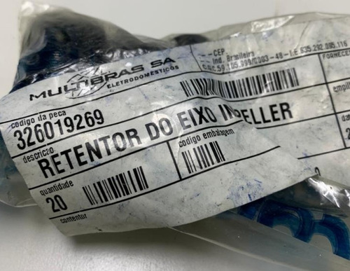Imagem 3 de 3 de Retentor Lav. Consul Cwi21 Kit C/ 20 Pçs Original 326019269