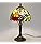 Lámpara De Mesa Cristal Con Diseño Rosas, 3 Colores, Luz Led