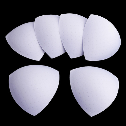 6 Pares De Espuma De Sujetador Almohadillas Triángulo Push -