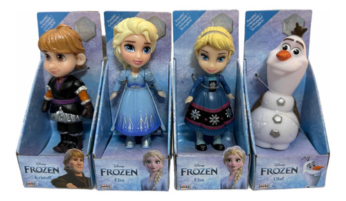 Disney Frozen Mini Toddler  Pack Por 4.coleccion !