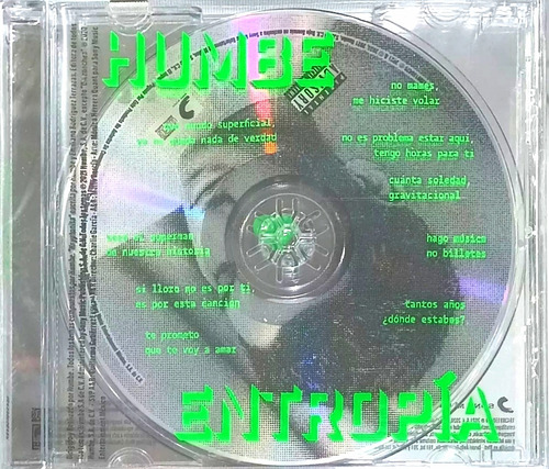 Humbe=entropia=cd Original =11 Canciones=