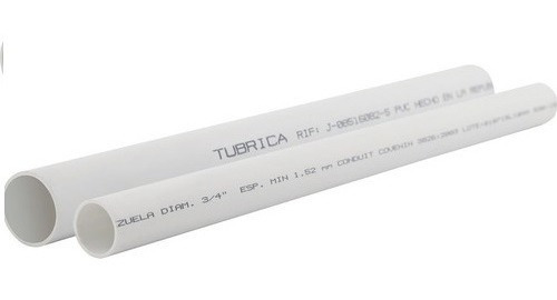 Tubo Electricidad Conduit 1 1/2 Pvc Tubrica 