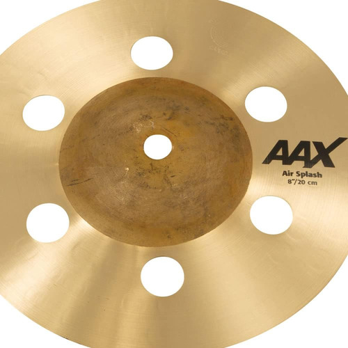 Sabian 8 Aax Air Splash, Brillante Acabado