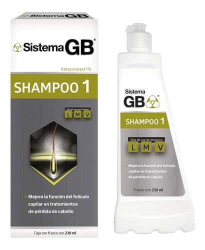 Shampoo Sistema Gb 1 Tratamiento De Perdida De Cabello