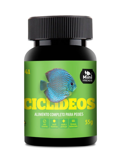 Mini Friends - Alimento Premium Para Ciclideos - 55 G