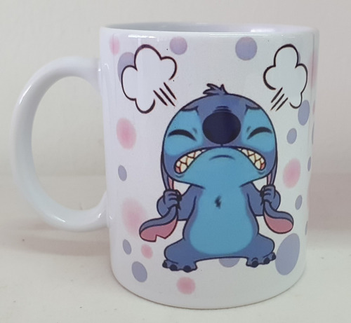 Imagen 4 de 4 de Taza Disney Lilo Y Stich, No Toques Mi Taza