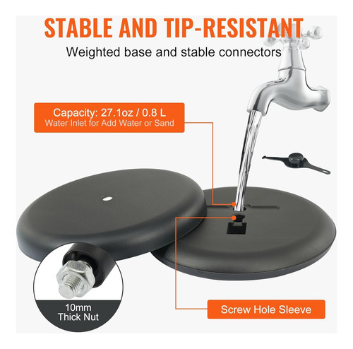 Soporte Para Letreros Con Pedestal Vevor, 8,5 X 11 Pulgadas,