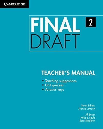 Libro Final Draft 2 Teacher - Bohlke,david