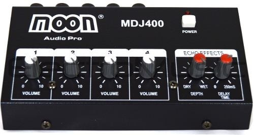 Mixer Consola Mezcladora Moon Mdj 400 4 Canales