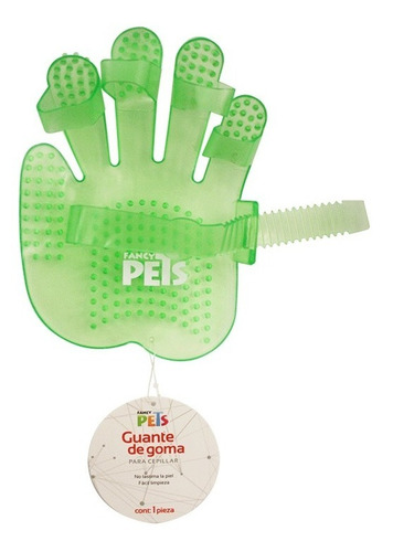 Guante De Goma Para Almohazar Peine Cepillo Perro Fl8317