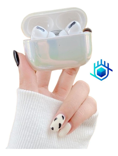 Funda Para AirPods Arcoiris Galaxia Hombre Mujer Tornasol 3d