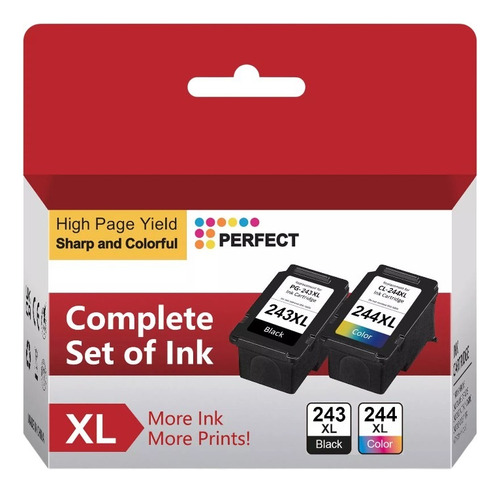 2 Cartuchos Compatible Canon Pg-243xl Cl-244xl Mg2920 Mg2525