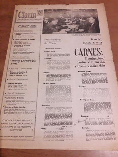 Diario Clarín Carnes 17 De Mayo De 1959