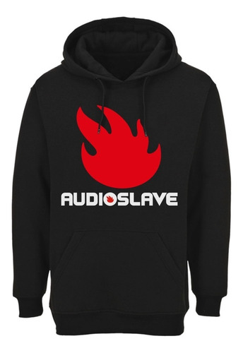 Poleron Audioslave Logo Rojo Rock Abominatron