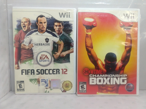 Fifa Soccer 12 Y Showtimwe Boxing Para Nintendo Wii