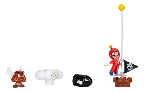 Super Mario Set Diorama Nuebes Nintendo
