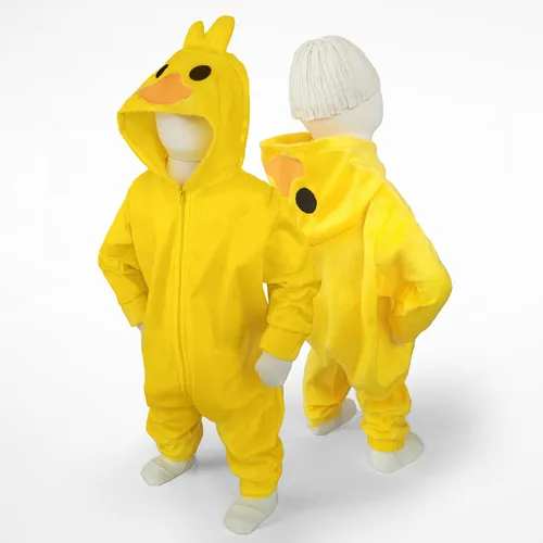 Macacão Pijama Kigurumi Infantil Bebê Baby Bichinho: Patinho