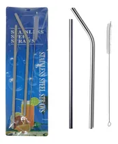 Comprar Set 02 Sorbetes De Acero Más Cepillo Limpiador De Cañita 