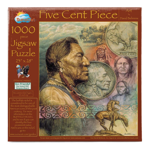 Sunsout Inc - Five Cent Piece - Rompecabezas De 1000 Piezas 