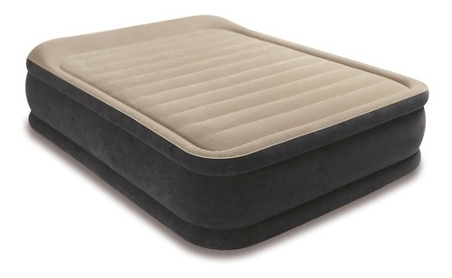 Colchon Inflable Intex Doble Altura Queen Size Con Bomba1