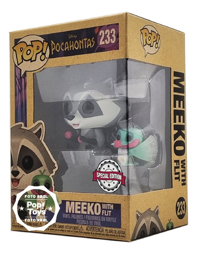 Funko Pop - Pocahontas - Meeko With Flit No. 233 Exclusivo