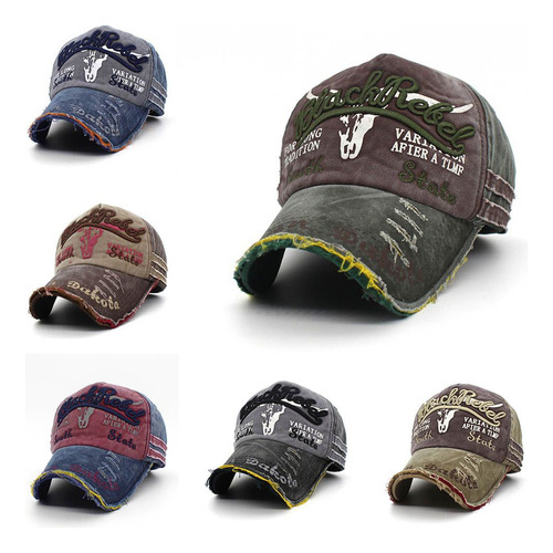 Gorra Retro De Lona De Béisbol Para Mujer, Gorra Vintage Par
