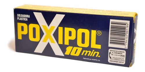 Adhesivo Epoxi Poxipol 10 Min 70 Ml Con Catalizador
