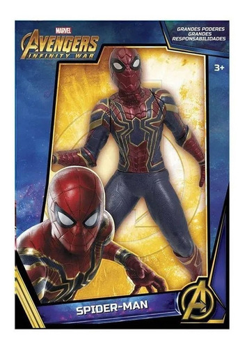 Imagem 3 de 4 de Boneco Gigante Homem Aranha Vingadores Original Mimo